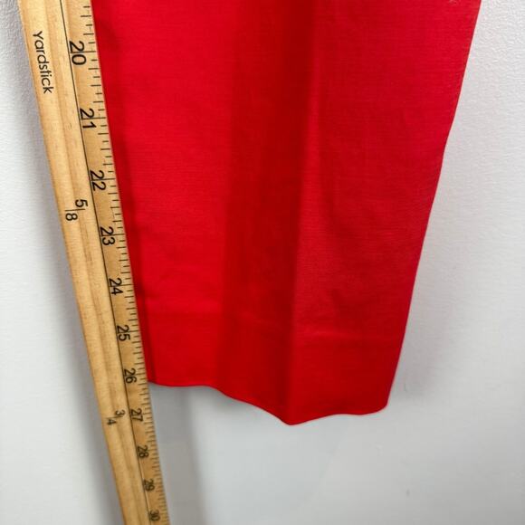 Boden Richmond Pants Womens 4R Red Stretch Straight Flat Front Trousers Career - Picture 7 of 7